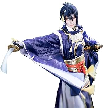 刀剣乱舞　コスプレ　三日月宗近風 Amazon.co.jp: Creekコスプレ衣装 刀剣乱舞 三日月宗近 風 とう